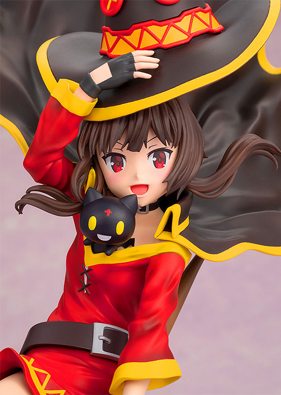 Sega original genuíno kono subarashii sekai ni shukufuku o satou kazuma  megumin 9cm mini exibição pcl