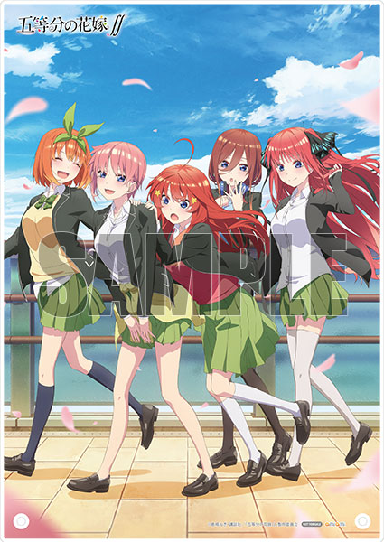 The Quintessential Quintuplets Movie 2 DVD Manga Booklet Shikishi