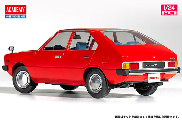 AmiAmi [Character & Hobby Shop] | 1/24 Hyundai Pony (1975) Plastic Model (Released)