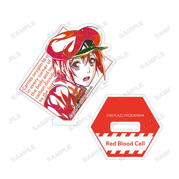 cells at work red blood cell with BACK PRINT - Red Blood Cell - Sticker