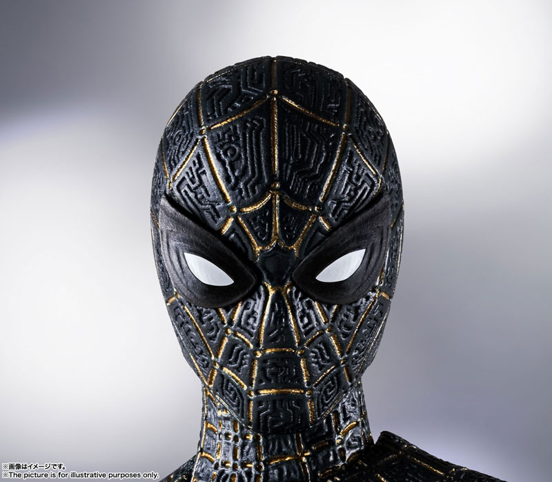 AmiAmi [Character & Hobby Shop]  [Bonus] S.H.Figuarts Spider-Man [Black &  Gold Suit] (Spider-Man: No Way Home)(Released)