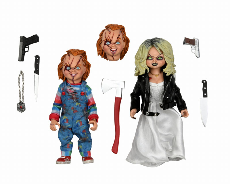 AmiAmi [Character & Hobby Shop] | Child's Play Bride of Chucky / Chucky &  Tiffany Action Doll 2PK(Released)