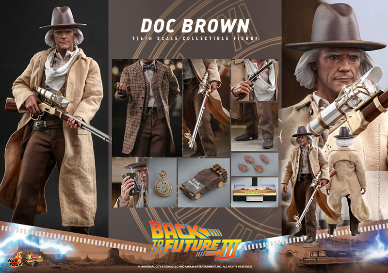 AmiAmi [Character u0026 Hobby Shop] | (Pre-owned ITEM:B+/BOX:B)Movie  Masterpiece Back To The Future PART3 Dr. Emmet Brown(Released)(Single  Shipment)