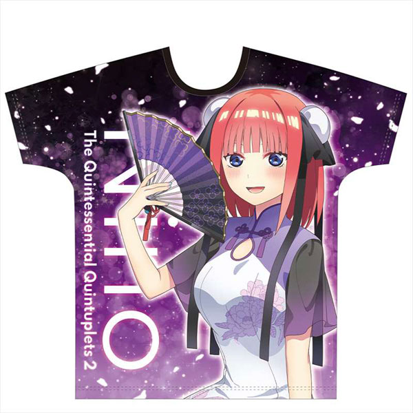 AmiAmi [Character & Hobby Shop]  Movie The Quintessential Quintuplets  T-shirt L Size Design 02 (Nino Nakano) [New Illustration](Pre-order)