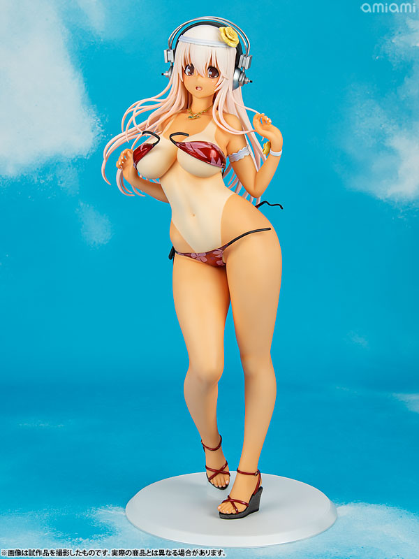 OrchidSeed Super Sonico Summer Vacation ver. -Sun kissed- 1/4.5 Complete Figure image 2