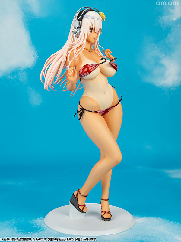 OrchidSeed Super Sonico Summer Vacation ver. -Sun kissed- 1/4.5 Complete Figure image 4