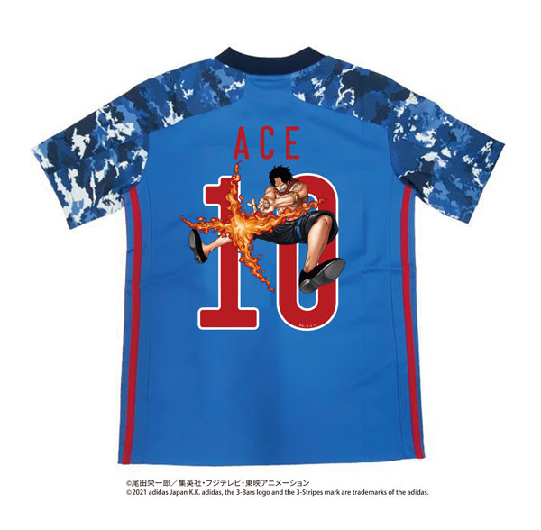 サッカー日本代表 2020ホーム ユニフォーム ワンピースコラボ サボ アディダス サッカー日本代表 2020 ホーム レプリカ