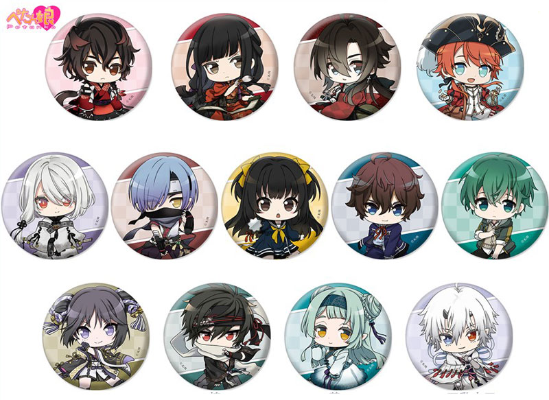 High Card Petanko Trading Can Badge (Set of 8) (Anime Toy) Hi-Res image list