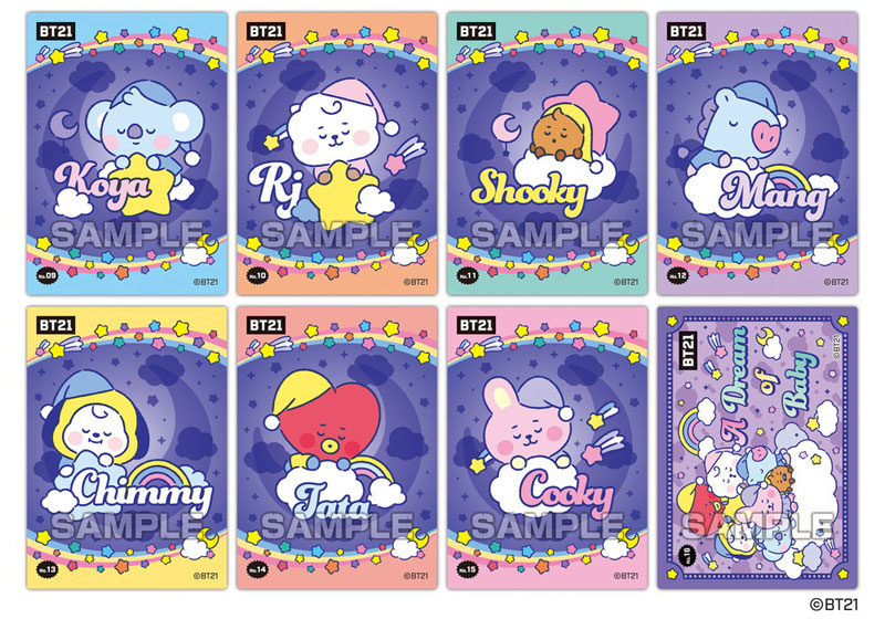 AmiAmi [Character & Hobby Shop] | BT21 Clear Card Collection Gum 