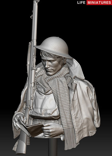 AmiAmi [Character & Hobby Shop] | 1/10 WWI Bust British Army 