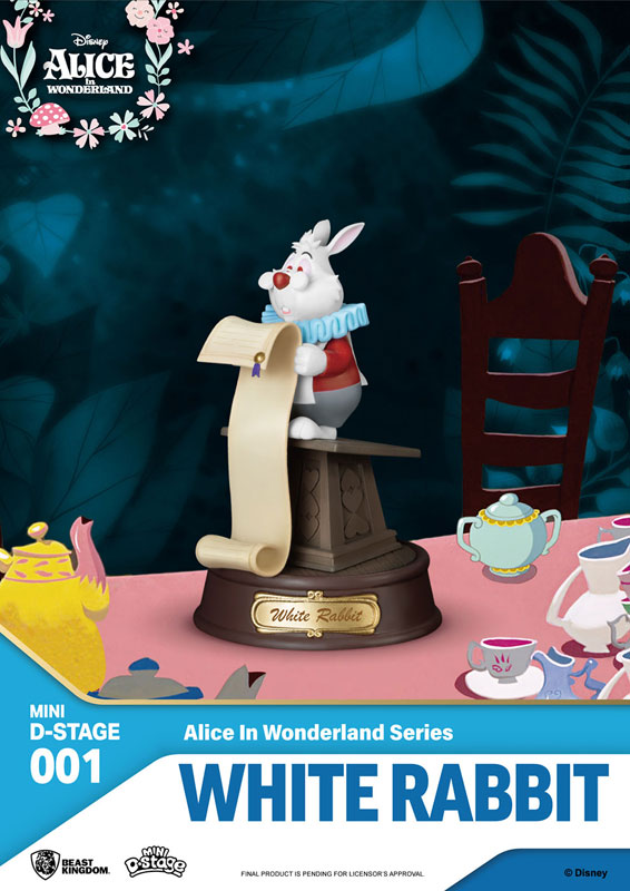 Set Of 6 Disney Alice In Wonderland Figurines