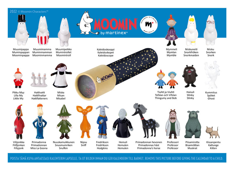 AmiAmi [Character & Hobby Shop] | Martinex Moomin Figure Advent