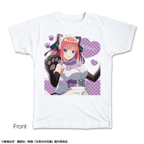 AmiAmi [Character & Hobby Shop]  Movie The Quintessential Quintuplets  T-shirt L Size Design 02 (Nino Nakano) [New Illustration](Pre-order)