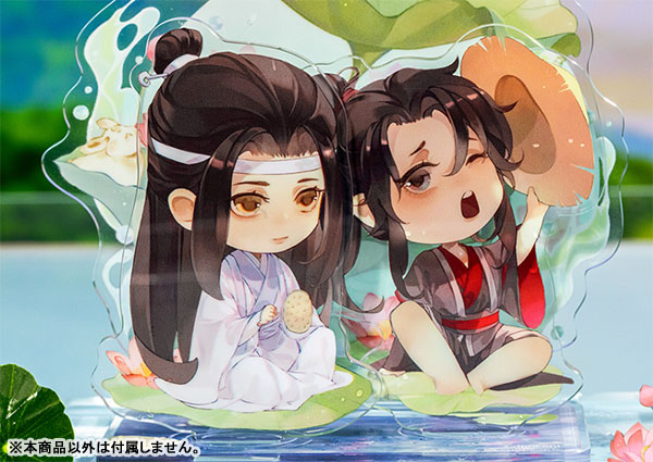 Mo Dao Zu Shi Cang Mei Er Chibi Wei Wuxian and Lan Wangji Lotus Boat  Individual Acrylic Stand