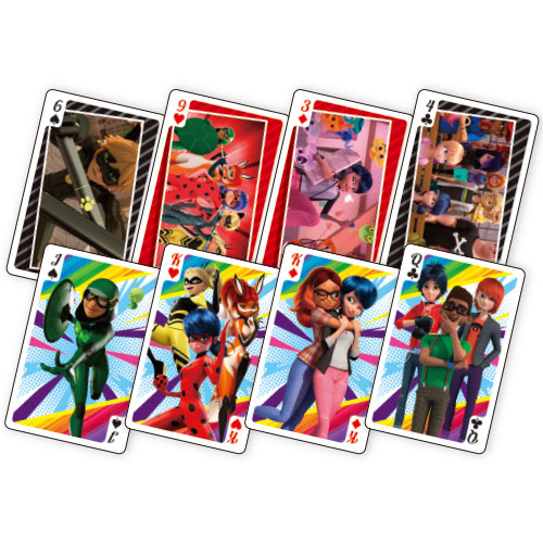 AmiAmi [Character & Hobby Shop]  Miraculous Ladybug & Cat Noir Playing  Cards(Released)