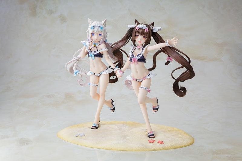KADOKAWA KDcolle "Nekopara" Chocola & Vanilla Maid Swimsuit ver. KADOKAWA Special Set 1/7 Complete Figures image 3
