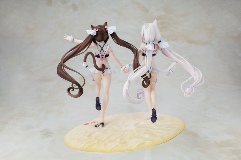 KADOKAWA KDcolle "Nekopara" Chocola & Vanilla Maid Swimsuit ver. KADOKAWA Special Set 1/7 Complete Figures image 4