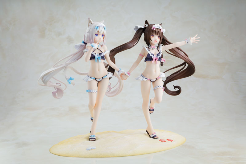 KADOKAWA KDcolle "Nekopara" Chocola & Vanilla Maid Swimsuit ver. KADOKAWA Special Set 1/7 Complete Figures image 8