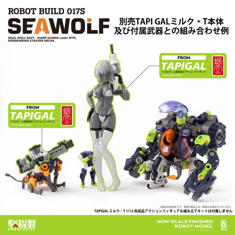 AmiAmi [Character & Hobby Shop] | ROBOT BUILD RB-17 Kai SEAWOLF