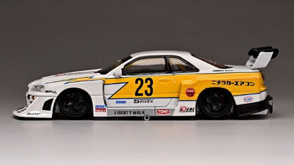 AmiAmi [Character & Hobby Shop] | 1/64 Nissan Skyline ER34 LBWK 