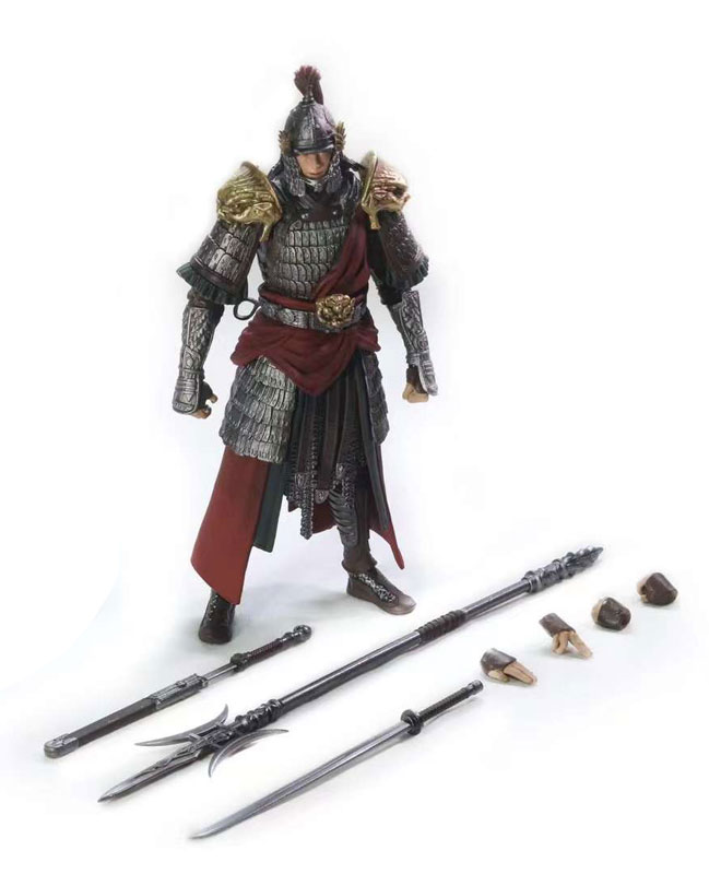 AmiAmi [Character & Hobby Shop]  DAWN OF KINGDOMS Chinese Swordman (Gold)  1/12 Scale Posable Figure(Released)