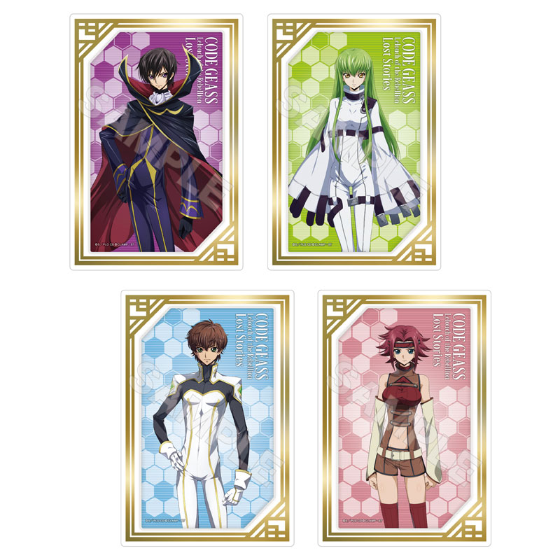 AmiAmi [Character & Hobby Shop]  Code Geass: Lelouch of the Rebellion  Trading Ani-Art BLACK LABEL Acrylic Stand 14Pack BOX(Released)