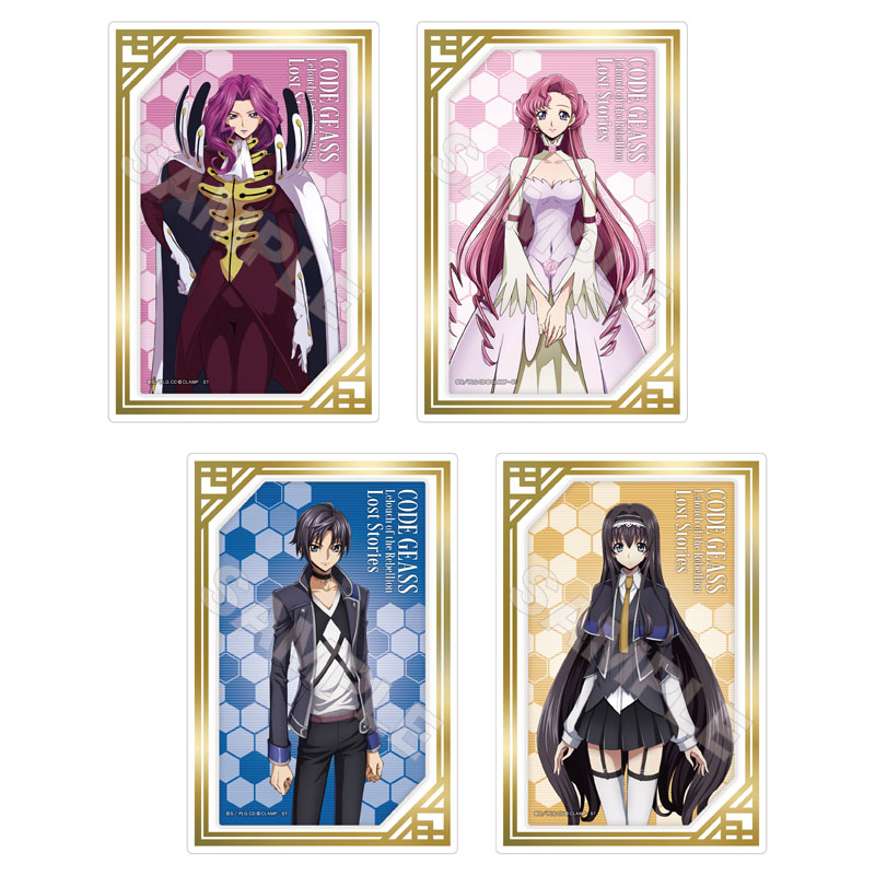 AmiAmi [Character & Hobby Shop]  Code Geass: Lelouch of the Rebellion  Trading Ani-Art BLACK LABEL Acrylic Stand 14Pack BOX(Released)