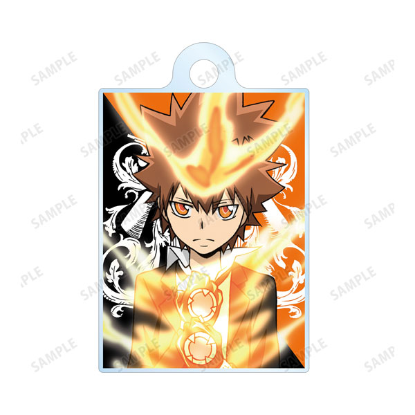 1 Pcs Cute Anime Katekyo Hitman Reborn Cosplay Keychains Sawada Tsunayoshi  Figures Acrylic Pendant Keyrings Bag Charm Gift Toys