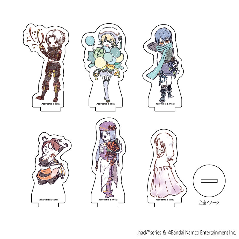 AmiAmi [Character & Hobby Shop]  Acrylic Card .hack 01/ Trading Official  Illustration 6Pack BOX(Released)