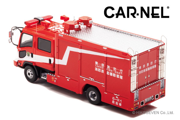 ☆CAR-NEL 1/43 いすゞ フォワード 東京消防庁消防救助機動部隊救助車 