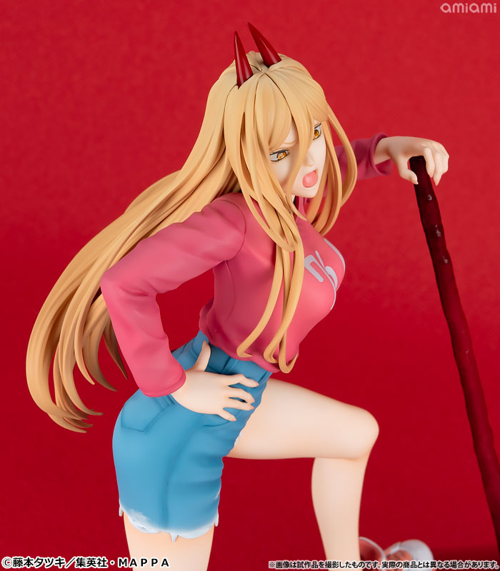 21CM Japan Hot Anime Chainsaw Man Power Figure PVC Cool Devil Horns Hu –  K-Minded