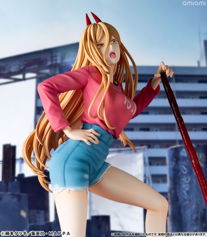 21CM Japan Hot Anime Chainsaw Man Power Figure PVC Cool Devil