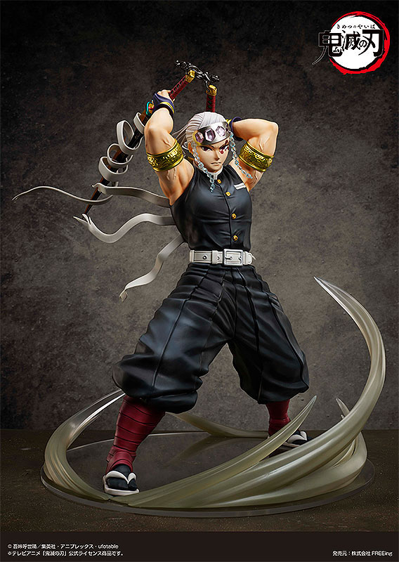 Original buzzmod Demon Slayer Uzui Tengen action pvc Model toy figure