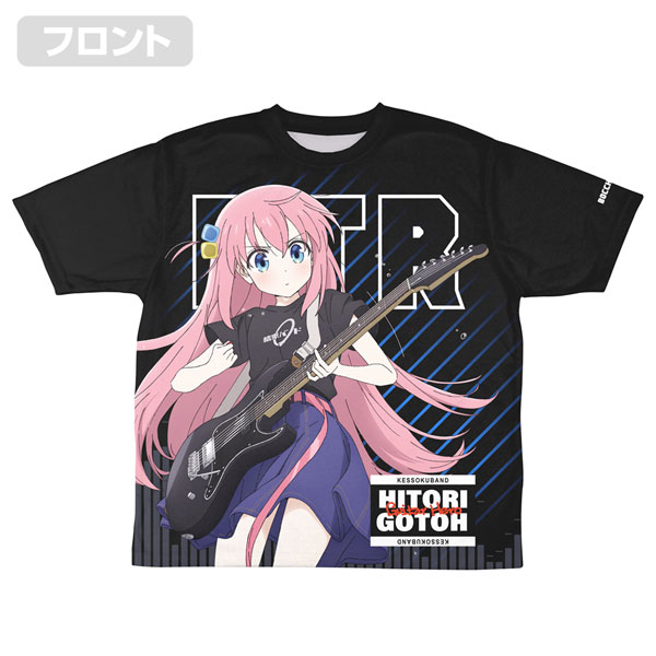 AmiAmi [Character & Hobby Shop] | Bocchi the Rock! New Illustration Hitori  Goto Double-sided Full Graphic T-shirt L(Pre-order)