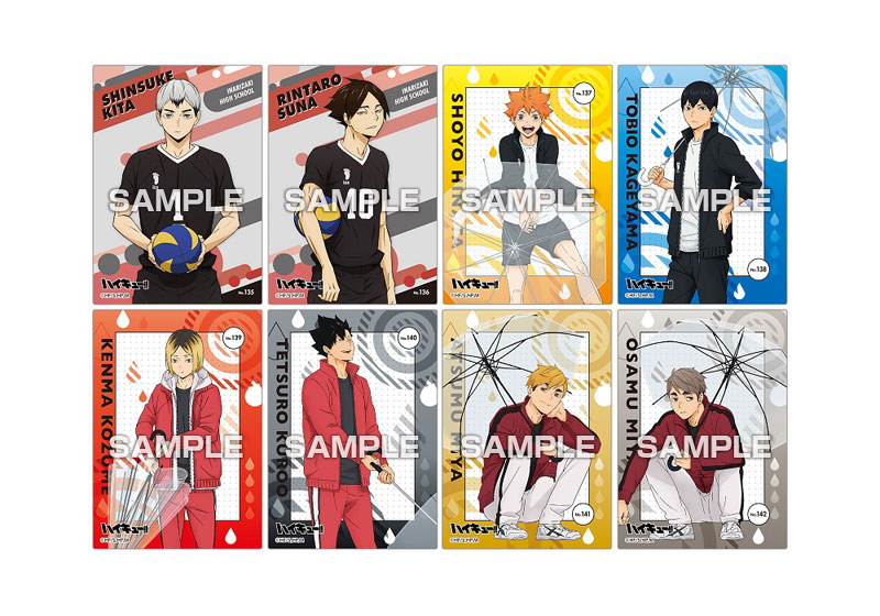 All 45 Kinds + Box Purchase benefits 3-Kind Set Haikyu! Art