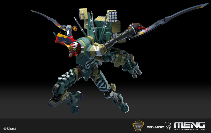 Modellino MONMODEL Evangelion Unit 2 – Alta 47 Cm – Kit In Plastica Parzialmente Dipinto Con Luci LED - 3