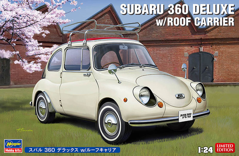 AmiAmi [Character & Hobby Shop] | 1/24 Subaru 360 Deluxe w/Roof