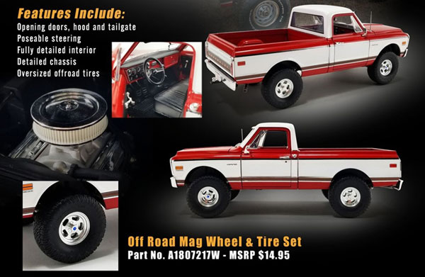 AmiAmi [Character u0026 Hobby Shop] | 1/18 1972 Chevrolet K10 4 x 4(Released)
