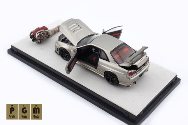 AmiAmi [Character & Hobby Shop] | 1/64 Nismo R34 GT-R Z-tune Jade