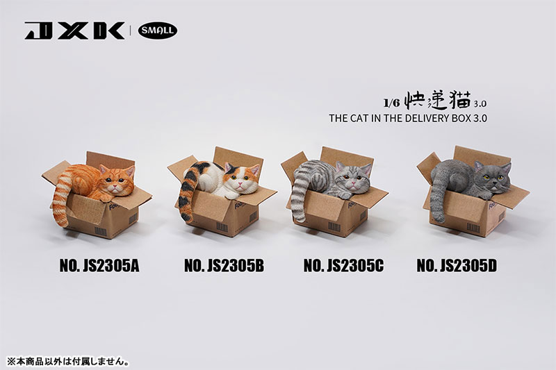 AmiAmi [Character & Hobby Shop] | Small Cat in the Cardboard Box