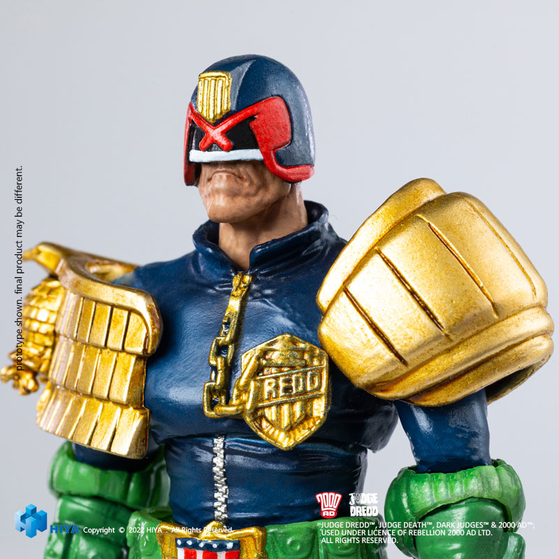 AmiAmi [Character & Hobby Shop] | Judge Dredd 1/18 Action Figure