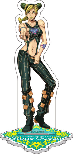 AmiAmi [Character & Hobby Shop]  Anime JoJo's Bizarre Adventure Stone  Ocean New Illustration Acrylic Keychain (1) Jolyne Kujo(Released)