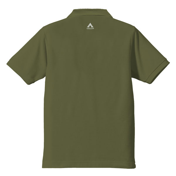 AmiAmi [Character & Hobby Shop]  Yuru Camp Embroidery Polo Shirt /GREEN  TEA-M(Released)