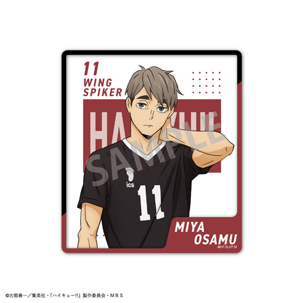 Haikyuu!! To The Top Ensky Marukaku Square Can Badge Vol. 2 SET