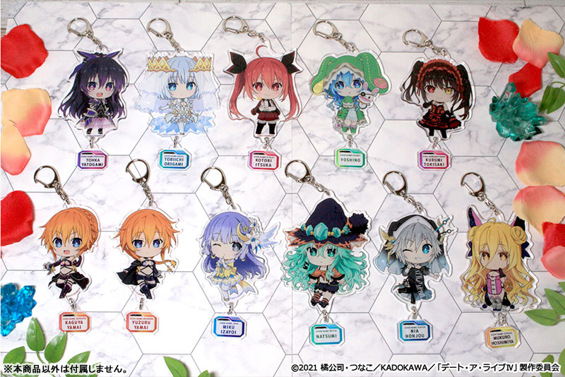 DATE A LIVE Kotori Itsuka Cartoon Figure Keychain Harajuku Keychain Anime  Gift