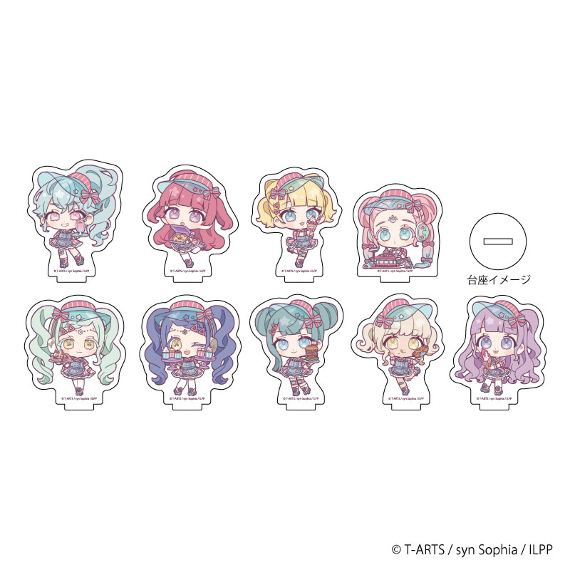 AmiAmi [Character & Hobby Shop]  Acrylic Puchi Stand Yowamushi Pedal: Limit  Break 06/ Mini Chara Illustration 9Pack BOX(Pre-order)