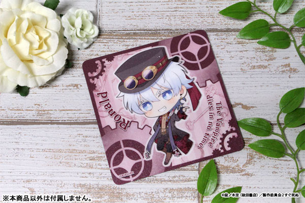 AmiAmi [Character & Hobby Shop]  The Vampire Dies in No Time x Sanrio  Characters Dolomite Absorbent Coaster Hinaichi x CoroCoro Kuririn(Released)