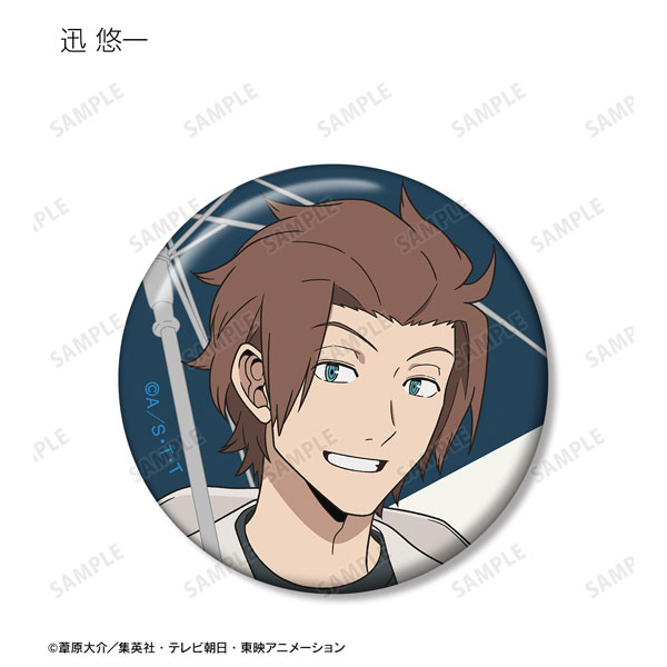 AmiAmi [Character & Hobby Shop]  TV Anime World Trigger New Illustration  Going Out on a Rainy Day ver. Trading Tin Badge 10Pack BOX(Pre-order)