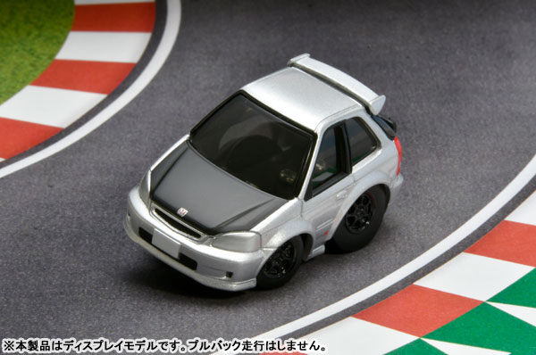 TAKARA TOMY Choro-Q Honda CIVIC TYPE R (EP3) 2001 White Pullback