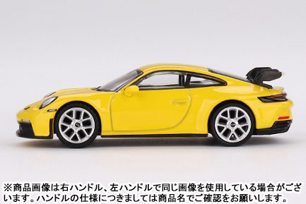 累計販売2万枚突破！ 新品 イエロー Spark 1/43 ポルシェ 911 (992